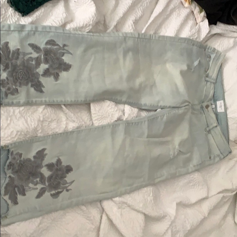 Embroider jeans